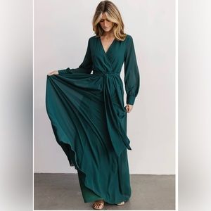 Hunter Green Maxi Dress